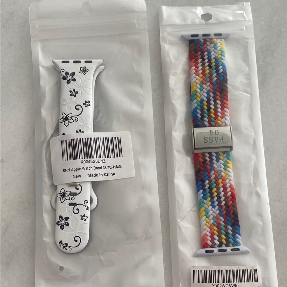 - Two sport bands for Apple Watch